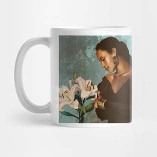 White Lily Mug